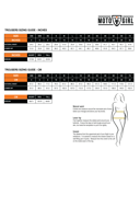 TROUSERS SIZING GUIDE